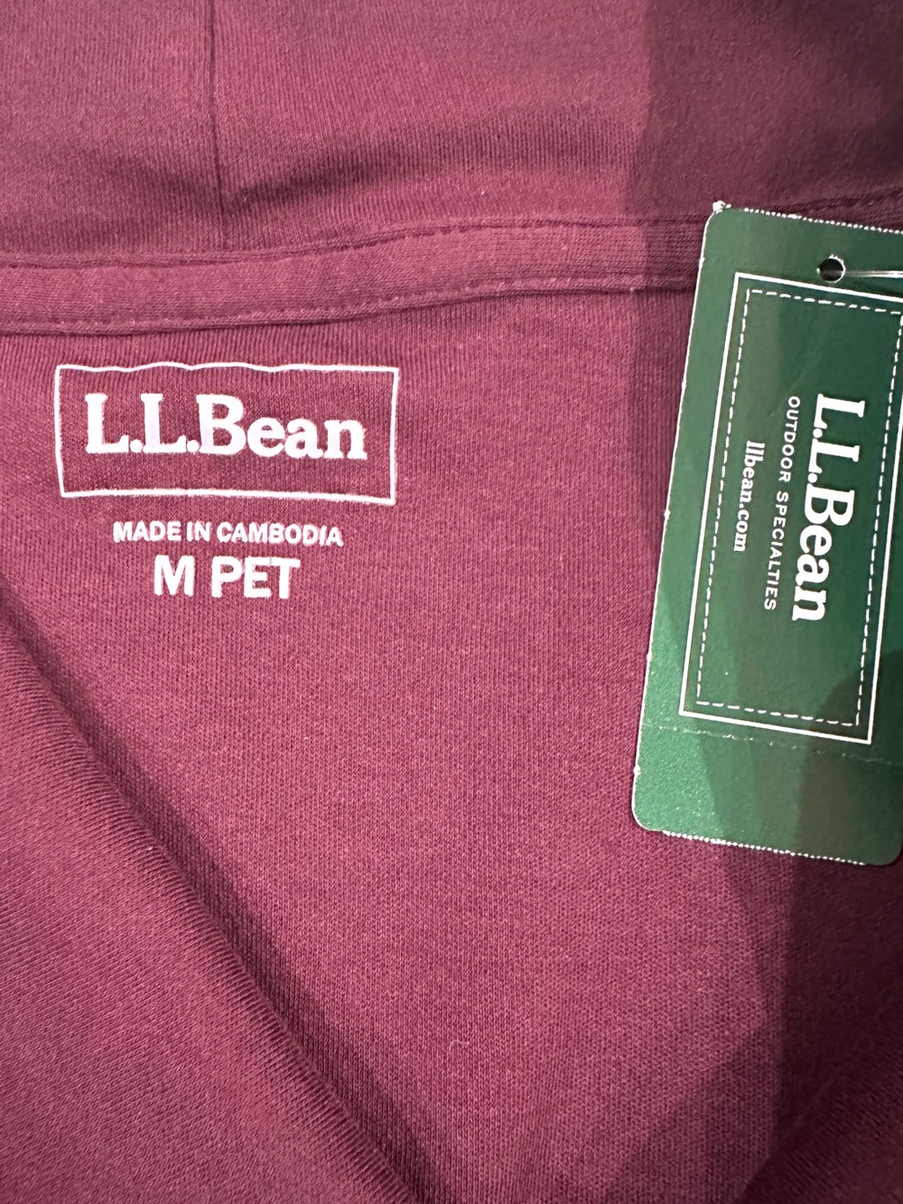 Women’s L.L. Bean Intricate Shawl Collar Long Sleeve Pullover In Dark Plum - Picture 4 of 6